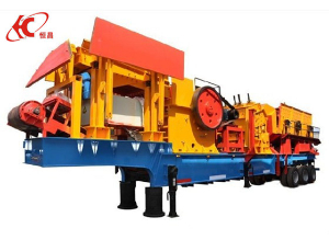 Mobile jaw crusher plant