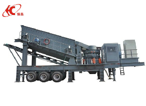 Mobile cone crusher plant
